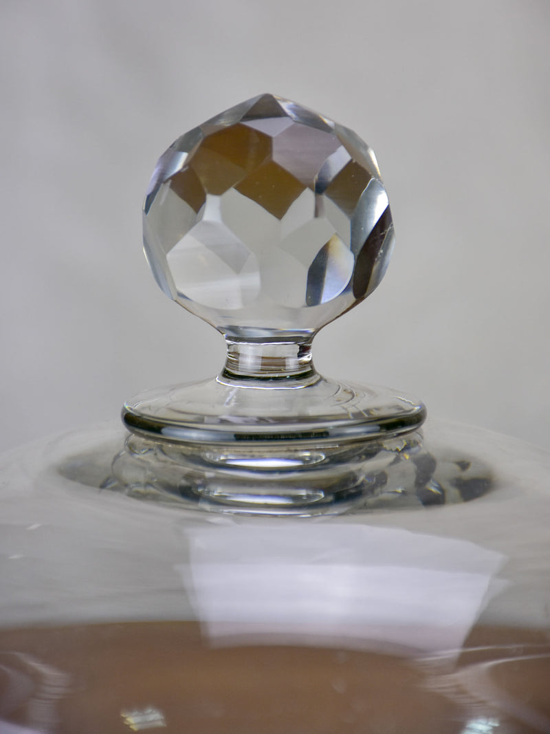 Vintage French glass dome
