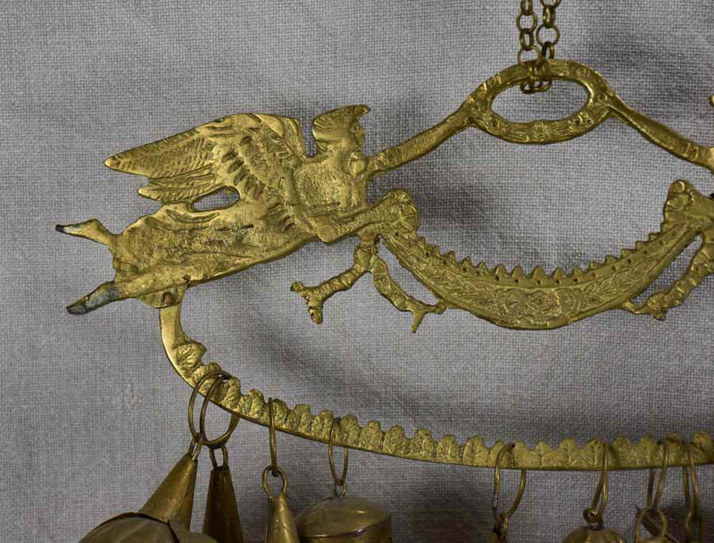 Collection of vintage brass bells