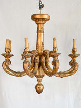 Early 19th century goose neck chandelier 27½"