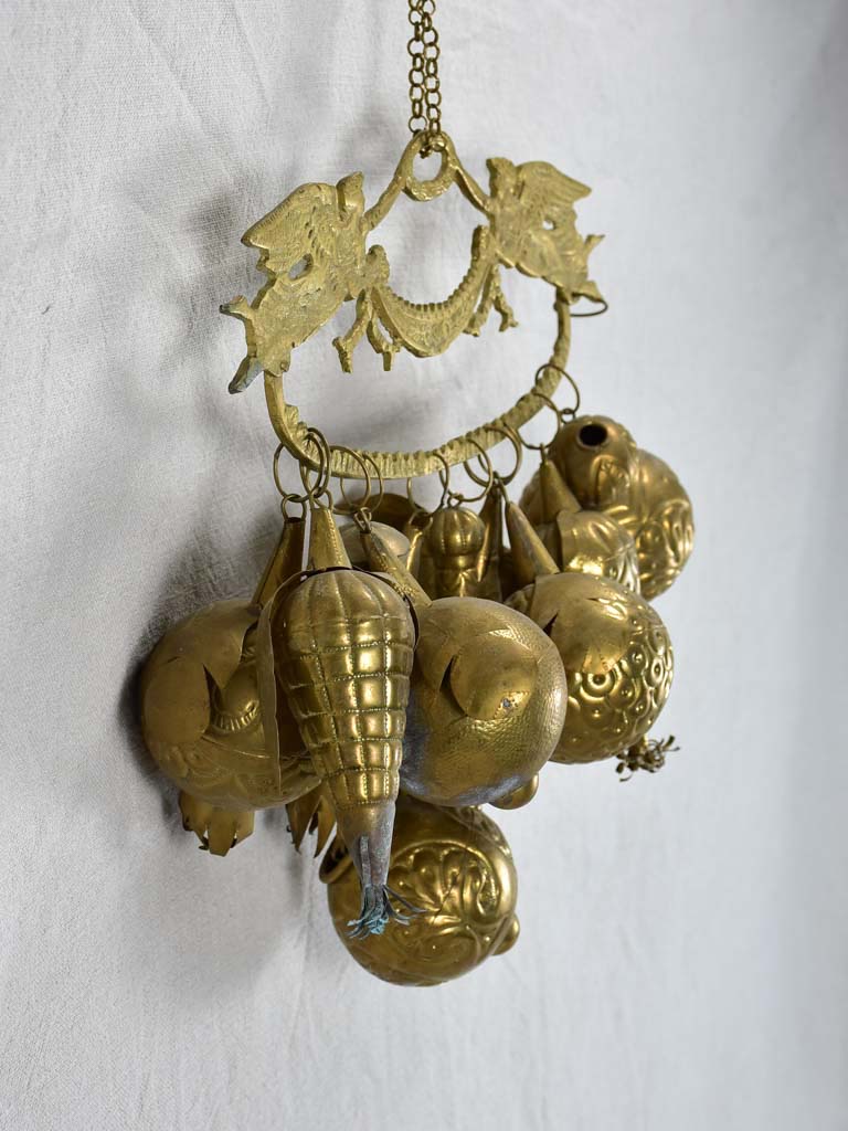Collection of vintage brass bells