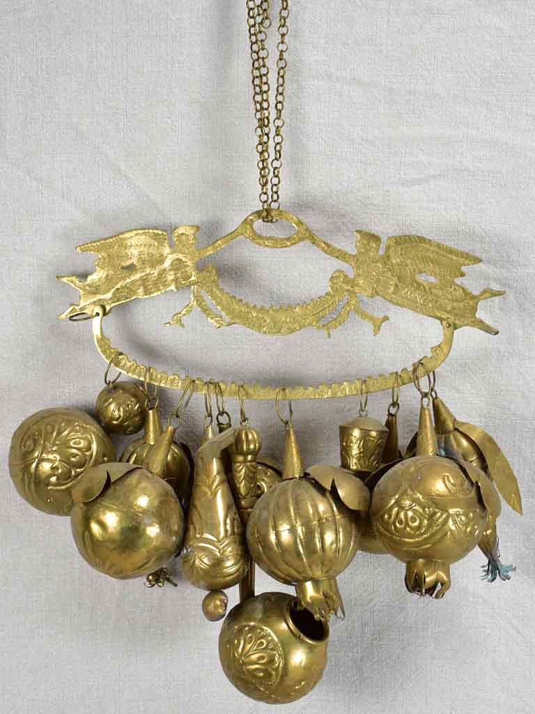 Collection of vintage brass bells
