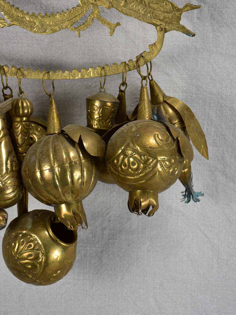 Collection of vintage brass bells