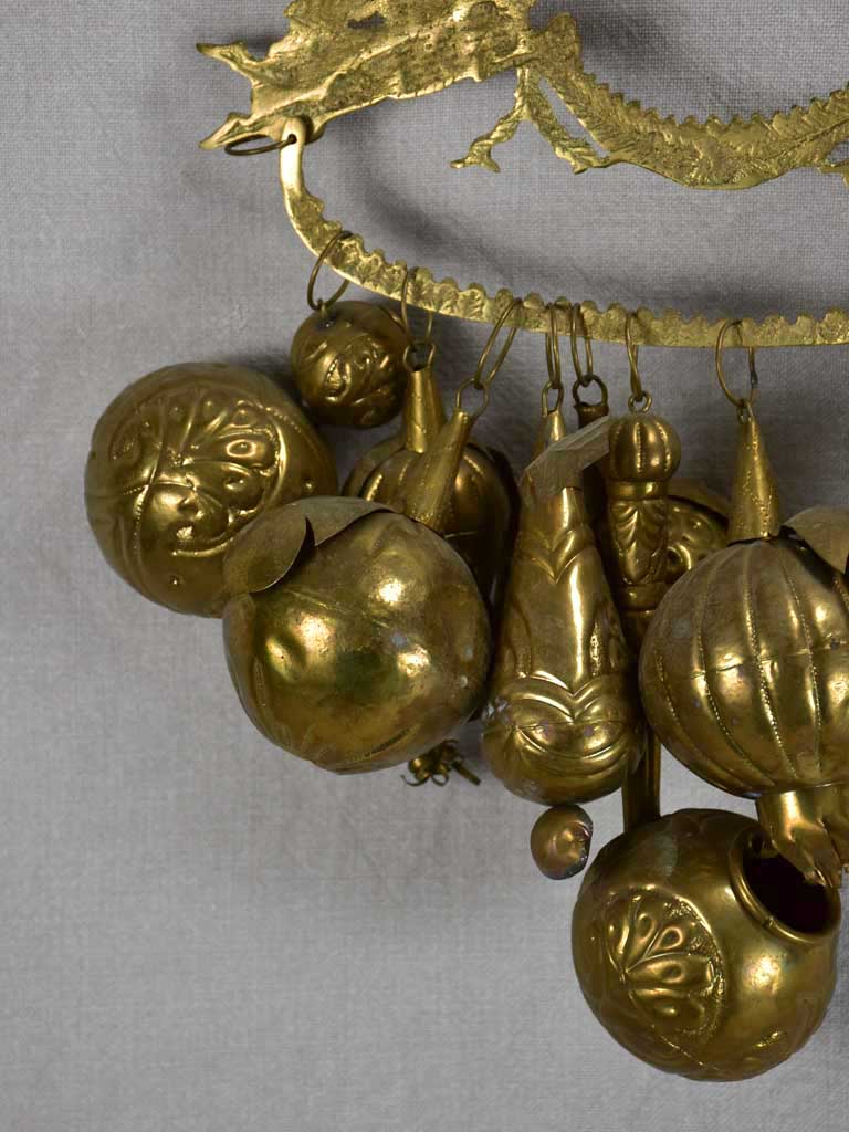 Collection of vintage brass bells