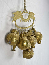 Collection of vintage brass bells