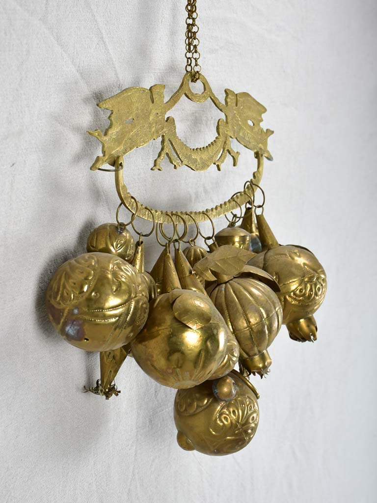 Collection of vintage brass bells