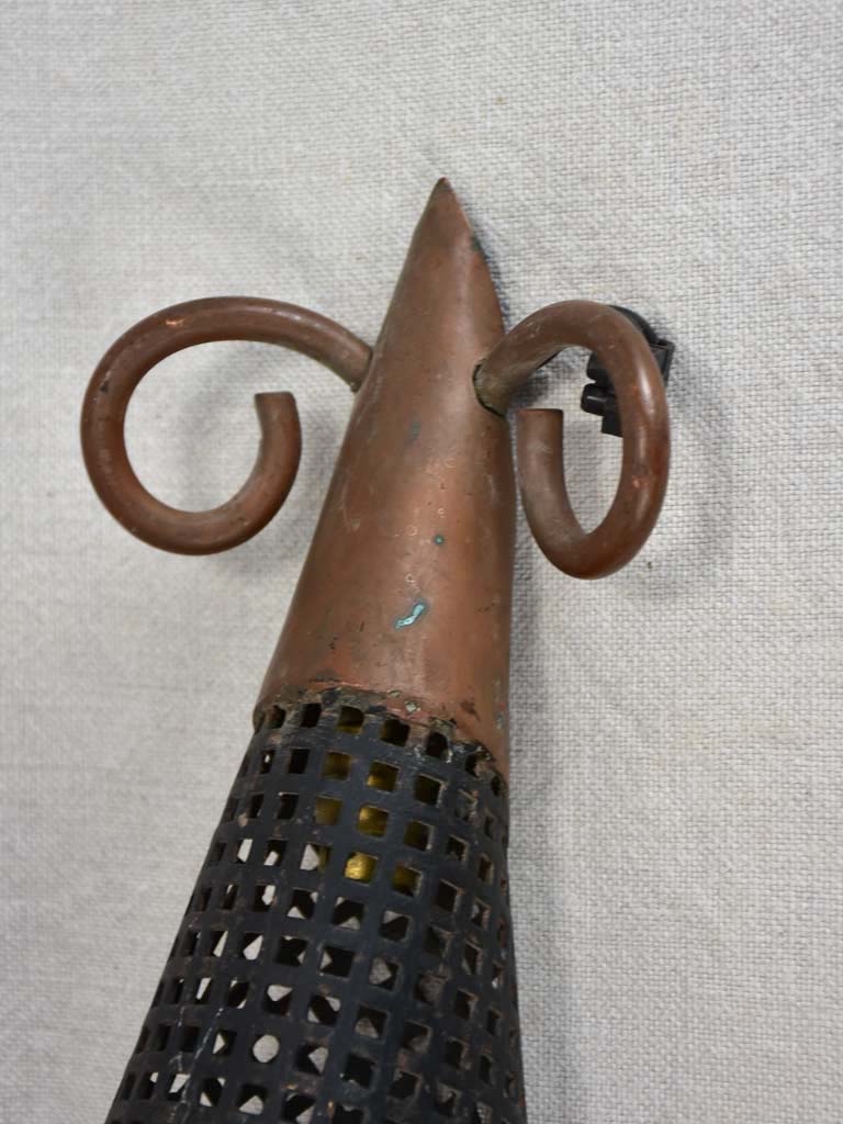 Pair of mid-century wall sconces - attributed to Jacques Biny 14½"