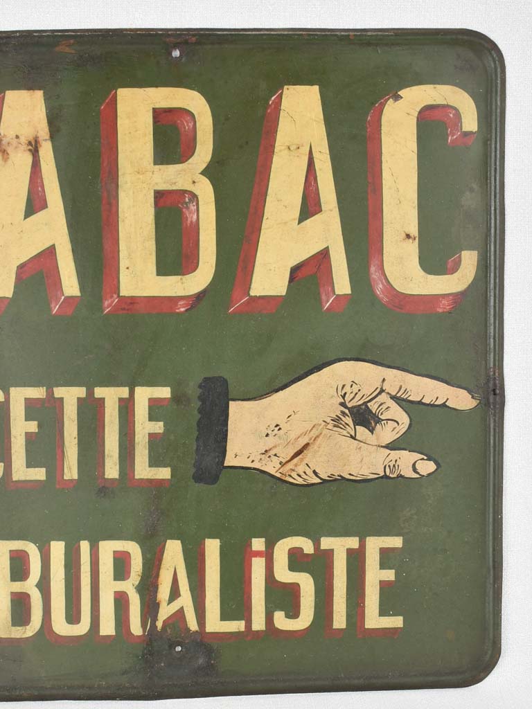 Unique ornate French buraliste signage