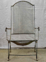 Napoleon III wire mesh garden armchair