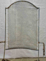 Napoleon III wire mesh garden armchair