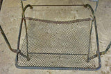 Napoleon III wire mesh garden armchair