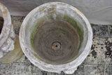 Pair of very large antique French garden urns