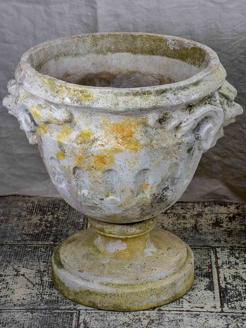 Pair of very large antique French garden urns