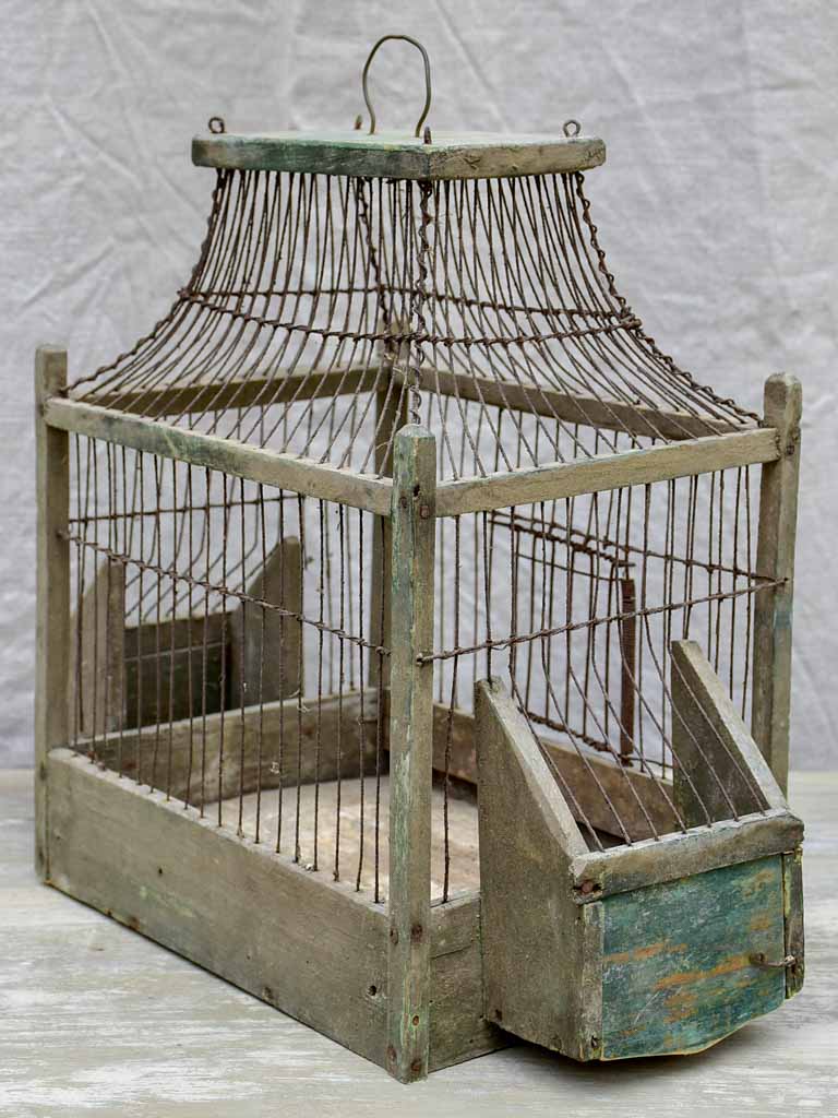 Small antique French birdcage