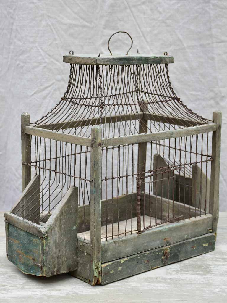 Small antique French birdcage