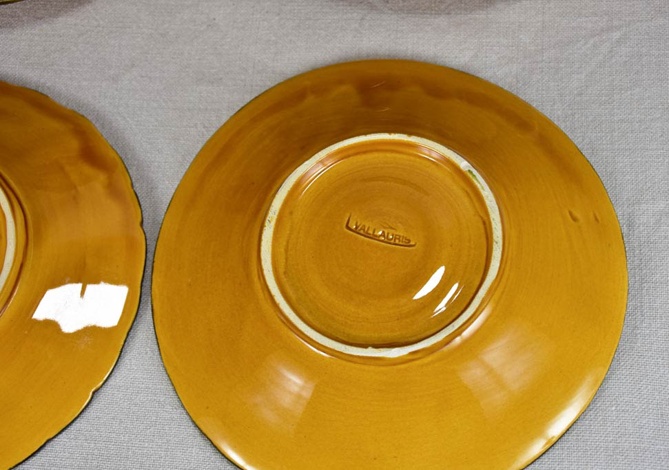 Superb mid-century seafood service from Vallauris - 39 pieces
