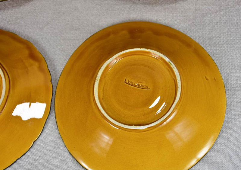 Superb mid-century seafood service from Vallauris - 39 pieces