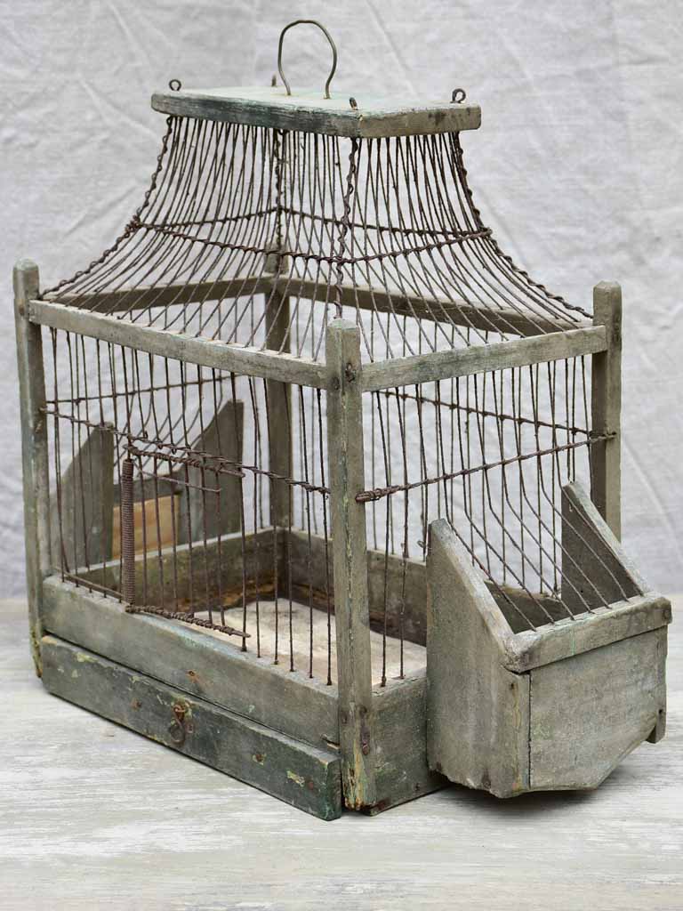 Small antique French birdcage