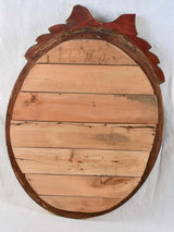 Stylish Louis XVI Wooden Wall Mirror