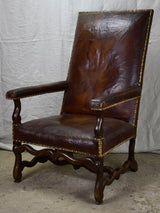 Very large Louis XIII armchair