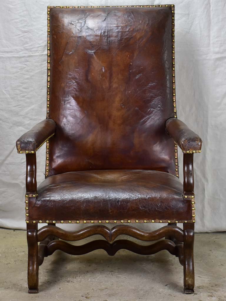 Very large Louis XIII armchair