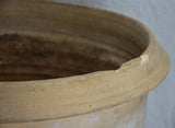 Antique French Castelnaudary terracotta planter with four handles 17¾"