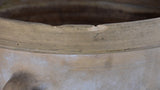 Antique French Castelnaudary terracotta planter with four handles 17¾"