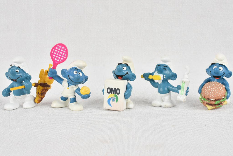 Unique Vintage Smurfs Action Figures