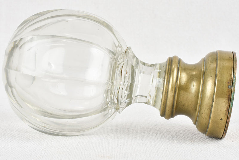 19th century blown glass balustrade ball 6¾"