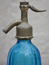 Vintage Esperaza  seltzer bottle - blue