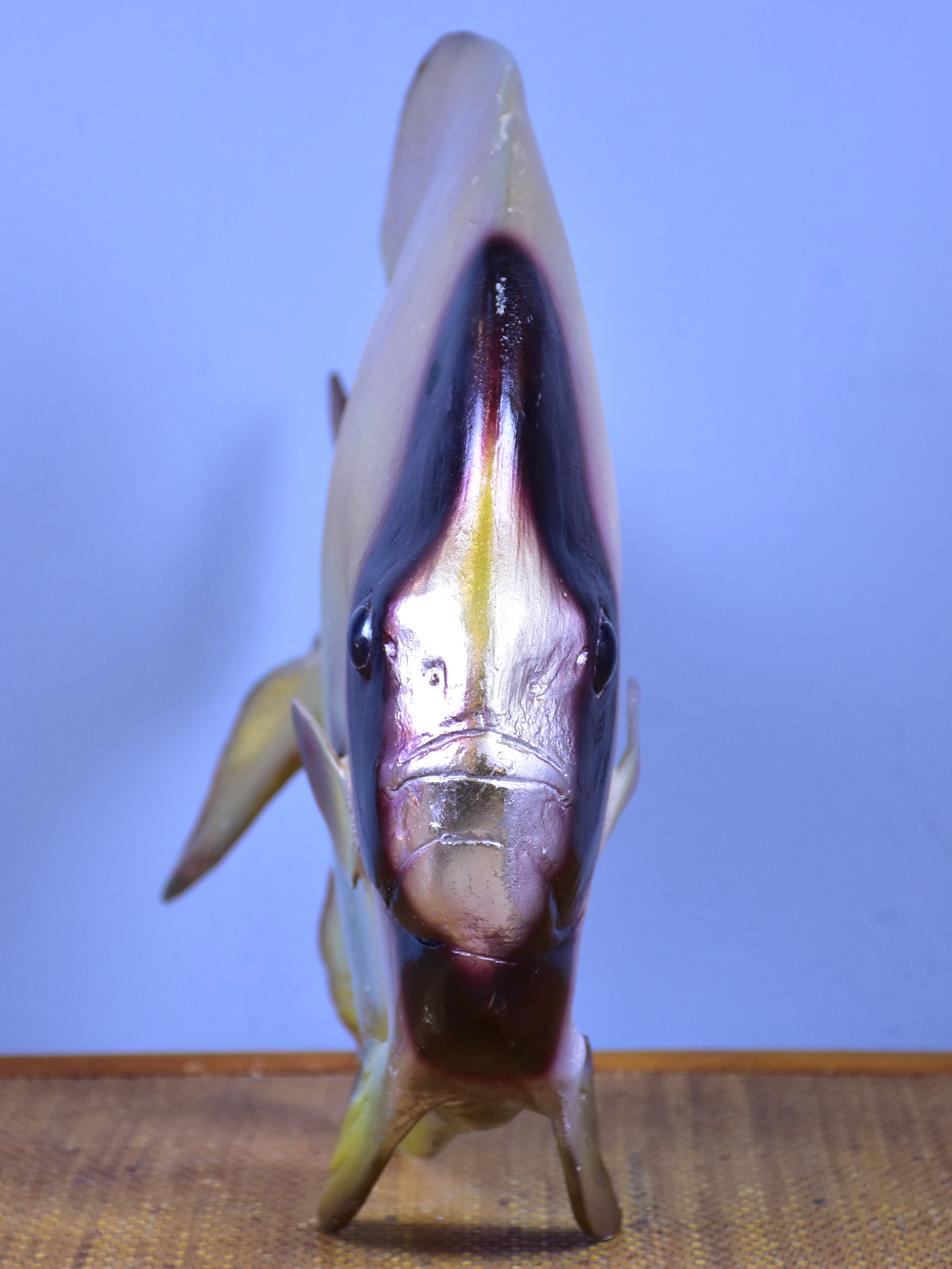 Large vintage sculpture of a fish