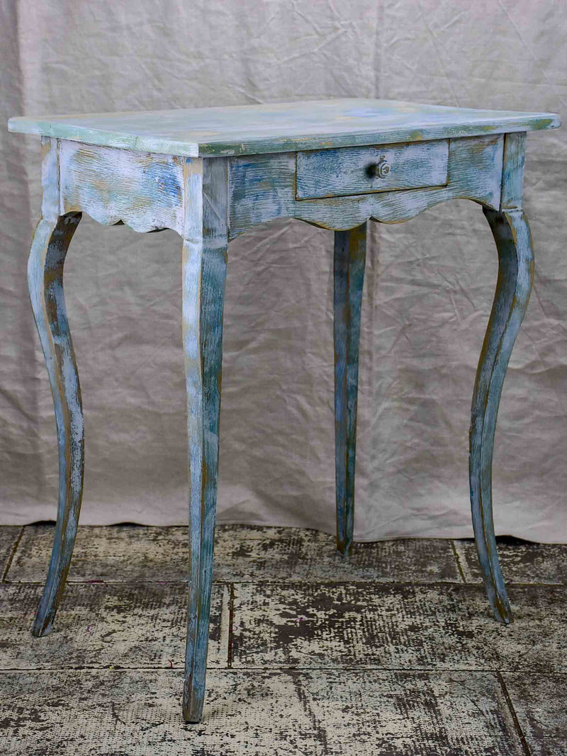 19th Century Louis XV lady's desk with blue patina