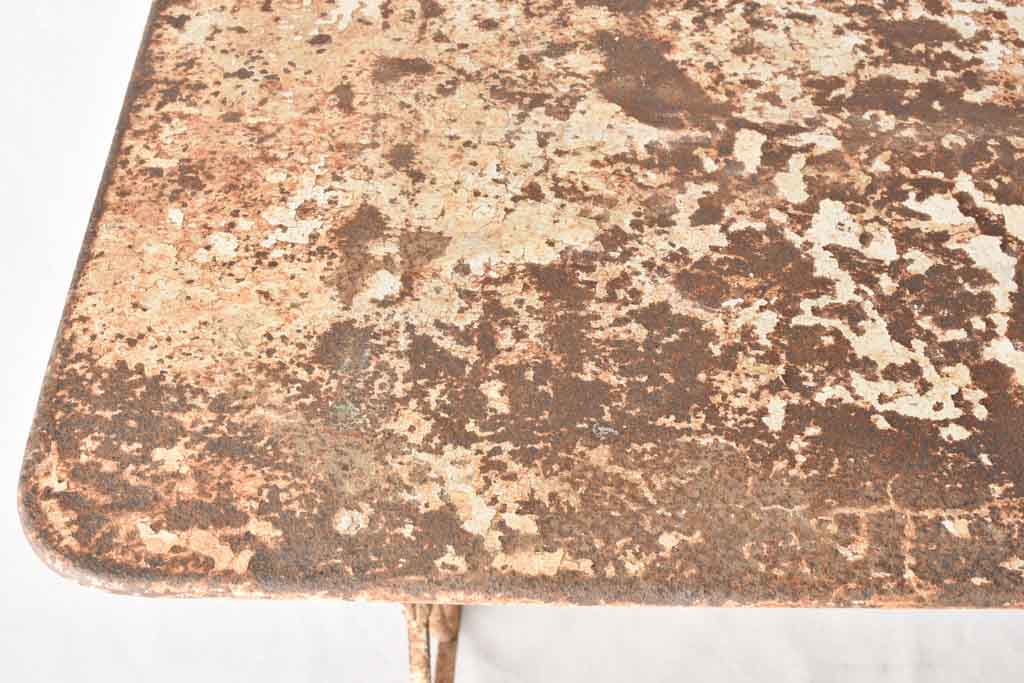 19th century rectangular garden table 39½" x 23¾"