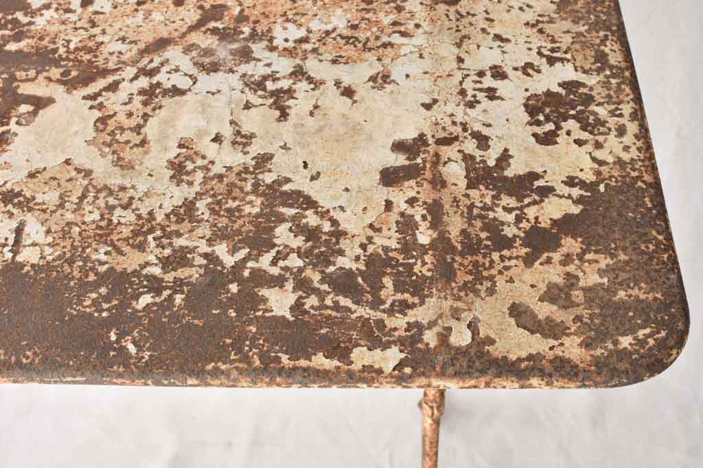 19th century rectangular garden table 39½" x 23¾"