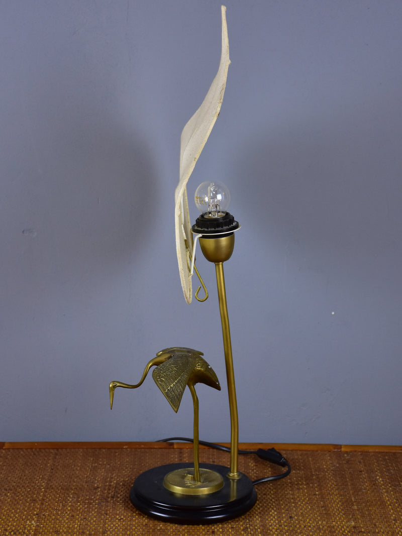 1950's Vintage Bird-Motif Table Lamp