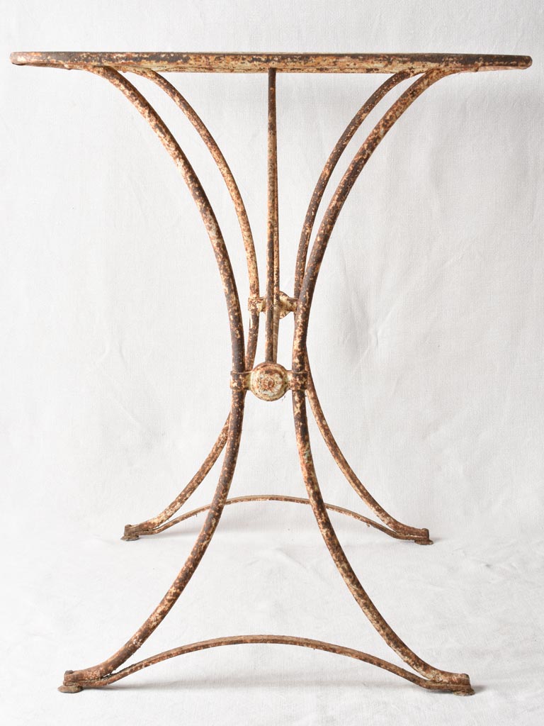 19th century rectangular garden table 39½" x 23¾"