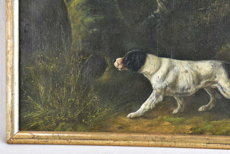 19th century portrait of a hunting dog - Anonymous 22" x 37¾"