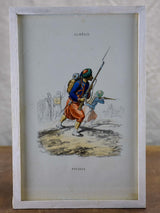 Set of eight 19th Century engravings - Pieds-noirs 7” x 10 ¾''