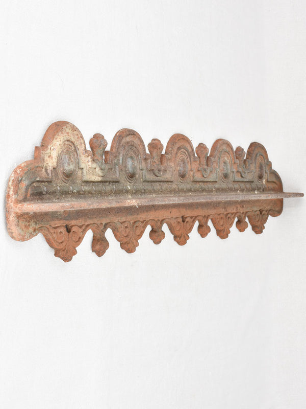 Cast iron spice rack from a bourgeois home 40½"