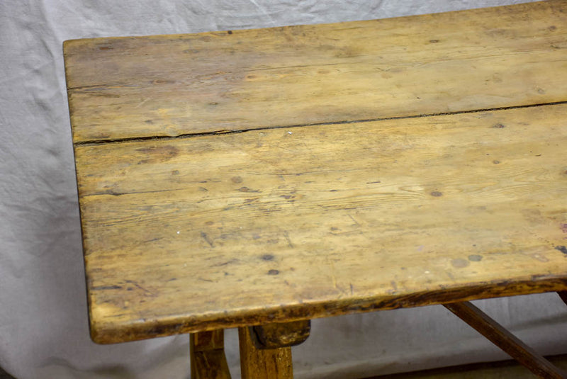 18th Century rustic Spanish kitchen table 30¼" x 69"