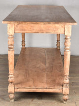 Antique French drapery table 78¾" x 30¼"