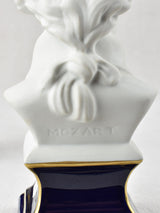 Intricately Designed Blue Mozart Bust