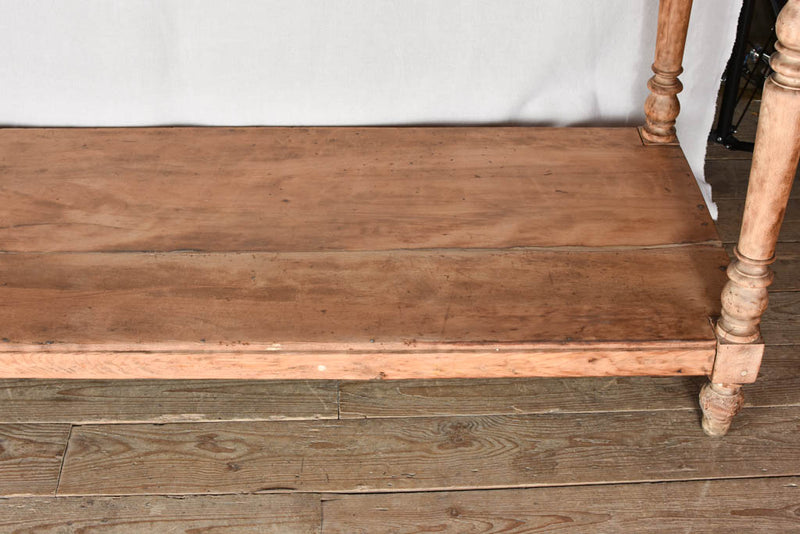 Antique French drapery table 78¾