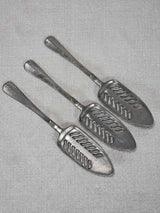 Collection of three absinthe spoons from the early twentieth-century