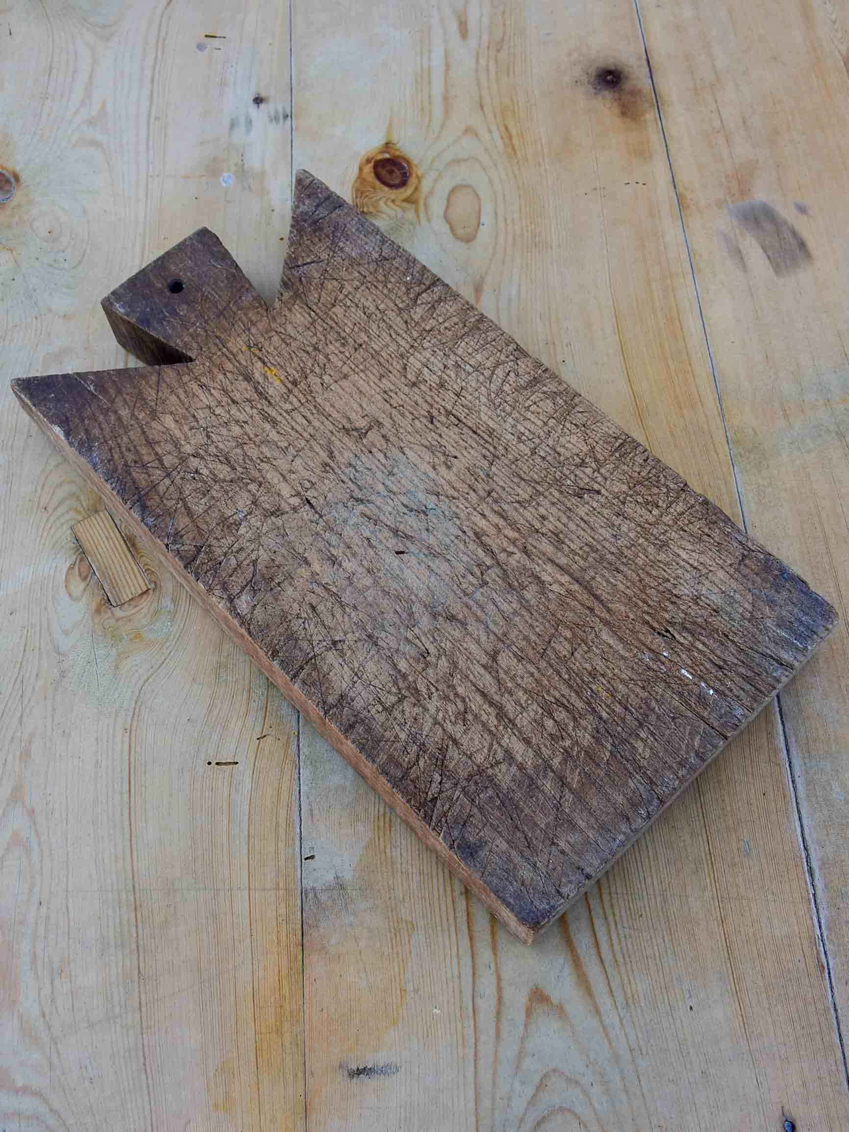 Small rectangular rustic French cutting board