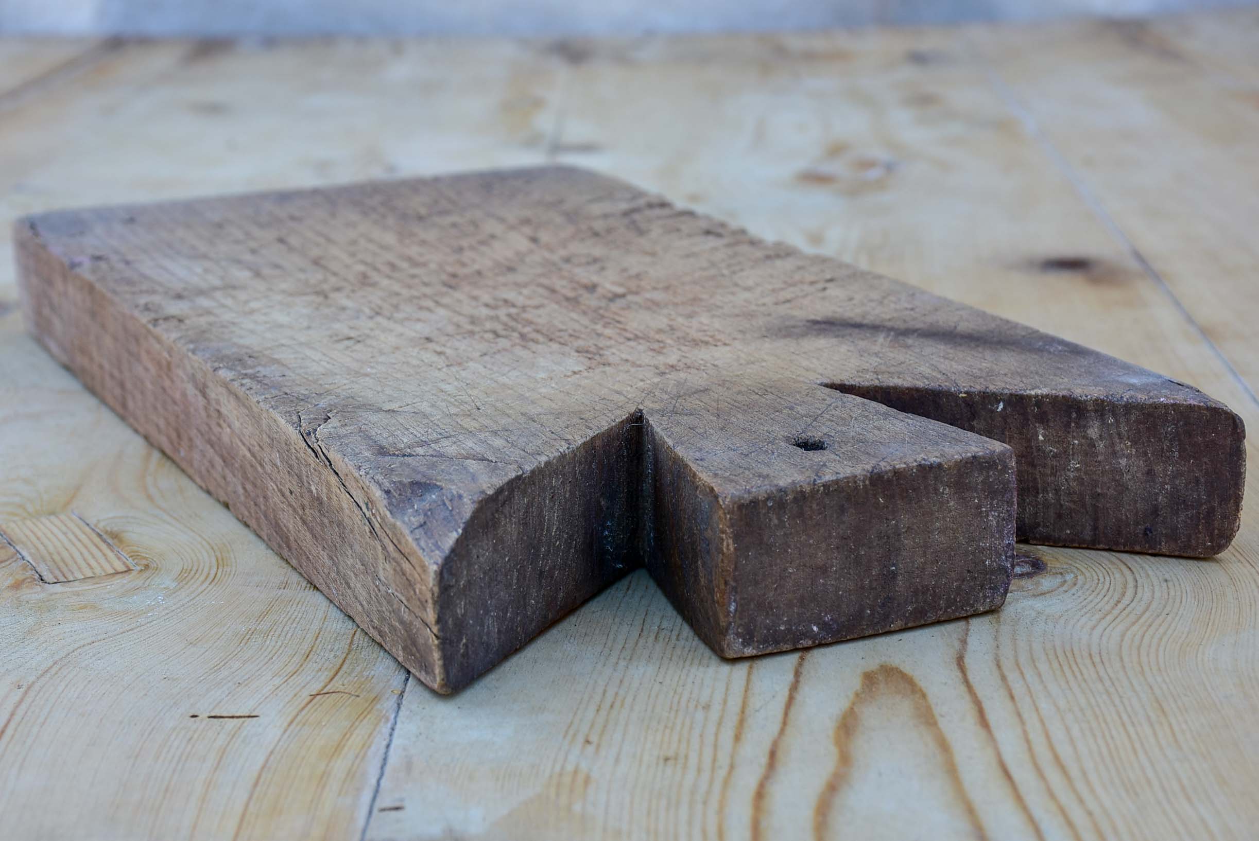 Small rectangular rustic French cutting board