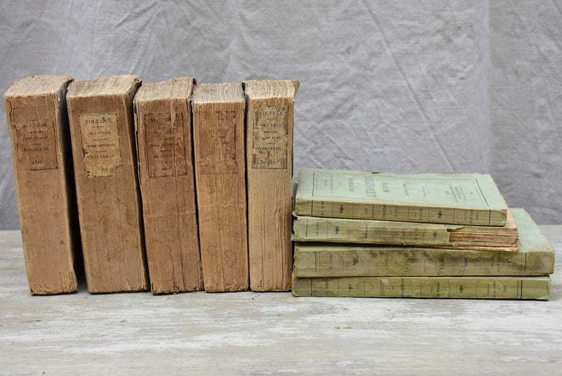 Collection of 19th and early 20th Century books - Voltaire, philosophy and psychology