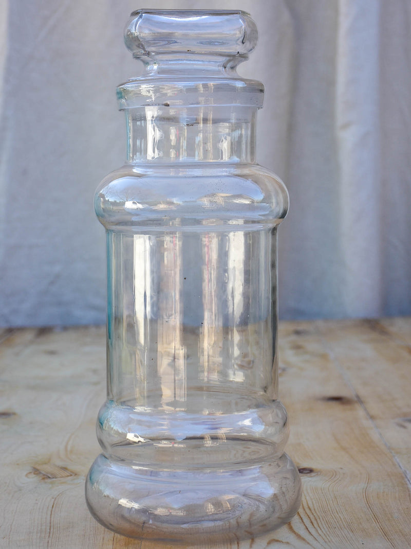 Very large glass jar with lid - from a candy store