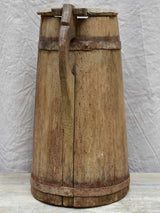 Decorative large wooden French pitcher