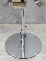 Vintage silver strap table lamp