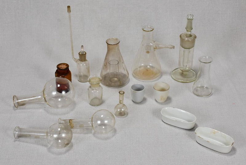 Rare glass and earthenware diagnostic tools